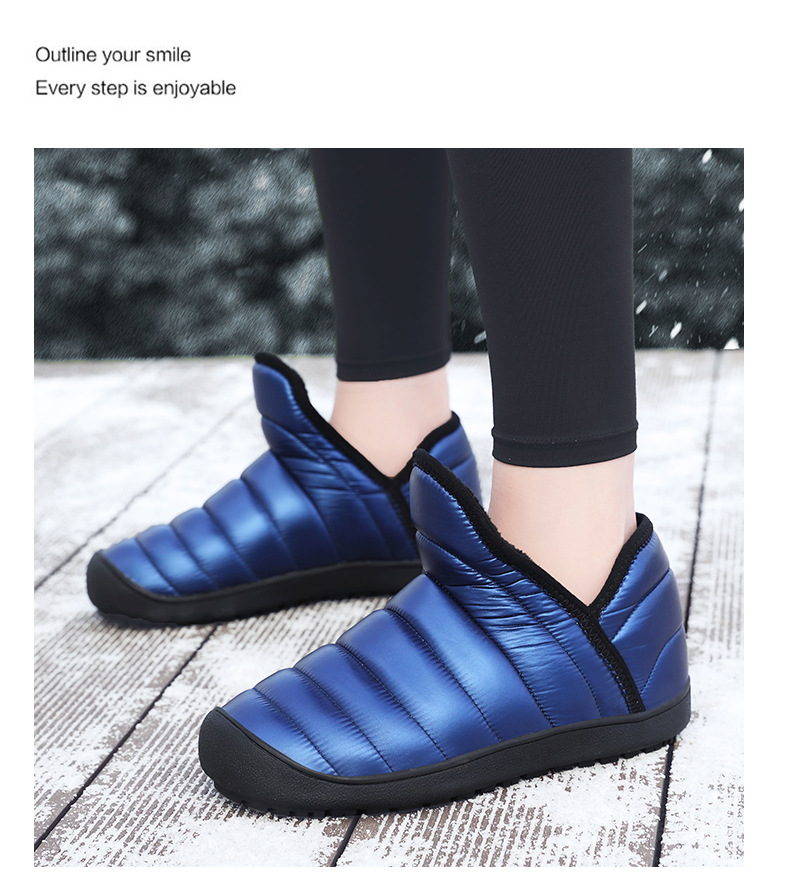 Autumn and winter new snow boots for women, winter plus velvet and thickened 2023 new cotton shoes, outdoor snow cotton winter bread shoes for women